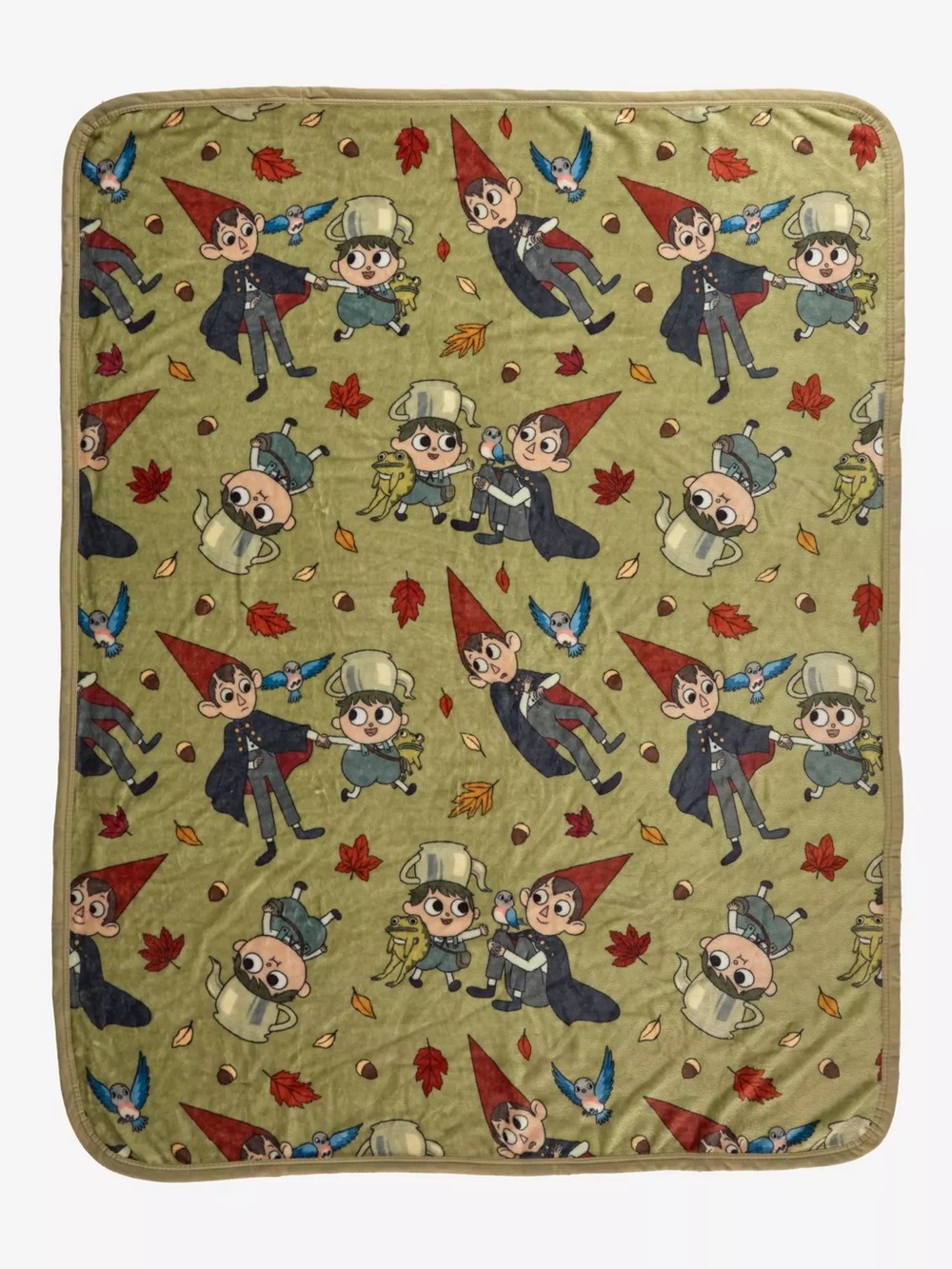 Over The Garden Wall Group Leaves Throw Blanket Hot Topic
